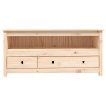 vidaXL Comodă TV, 114x35x52 cm, lemn masiv de pin vidaXL Comodă TV, 114x35x52 cm, lemn masiv de pin