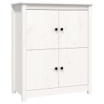 vidaXL Servantă, alb, 83x41,5x100 cm, lemn masiv de pin