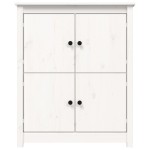 vidaXL Servantă, alb, 83x41,5x100 cm, lemn masiv de pin