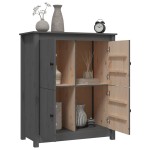 vidaXL Servantă, gri, 83x41,5x100 cm, lemn masiv de pin vidaXL Servantă, gri, 83x41,5x100 cm, lemn masiv de pin