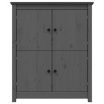 vidaXL Servantă, gri, 83x41,5x100 cm, lemn masiv de pin vidaXL Servantă, gri, 83x41,5x100 cm, lemn masiv de pin