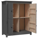 vidaXL Servantă, gri, 83x41,5x100 cm, lemn masiv de pin vidaXL Servantă, gri, 83x41,5x100 cm, lemn masiv de pin