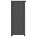 vidaXL Servantă, gri, 83x41,5x100 cm, lemn masiv de pin vidaXL Servantă, gri, 83x41,5x100 cm, lemn masiv de pin