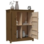 vidaXL Servantă, maro miere, 83x41,5x100 cm, lemn masiv de pin