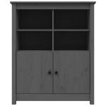 vidaXL Servantă, gri, 83x41,5x100 cm, lemn masiv de pin vidaXL Servantă, gri, 83x41,5x100 cm, lemn masiv de pin