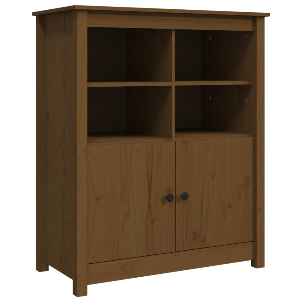vidaXL Servantă, maro miere, 83x41,5x100 cm, lemn masiv de pin