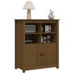vidaXL Servantă, maro miere, 83x41,5x100 cm, lemn masiv de pin