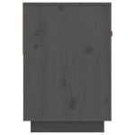 vidaXL Comodă TV, gri, 90x40x60 cm, lemn masiv de pin vidaXL Comodă TV, gri, 90x40x60 cm, lemn masiv de pin