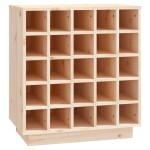 vidaXL Dulap de vinuri, 55,5x34x61 cm, lemn masiv de pin vidaXL Dulap de vinuri, 55,5x34x61 cm, lemn masiv de pin