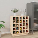 vidaXL Dulap de vinuri, 55,5x34x61 cm, lemn masiv de pin vidaXL Dulap de vinuri, 55,5x34x61 cm, lemn masiv de pin