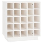 vidaXL Dulap de vinuri, alb, 55,5x34x61 cm, lemn masiv de pin vidaXL Dulap de vinuri, alb, 55,5x34x61 cm, lemn masiv de pin