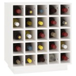 vidaXL Dulap de vinuri, alb, 55,5x34x61 cm, lemn masiv de pin vidaXL Dulap de vinuri, alb, 55,5x34x61 cm, lemn masiv de pin