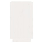 vidaXL Dulap de vinuri, alb, 55,5x34x61 cm, lemn masiv de pin vidaXL Dulap de vinuri, alb, 55,5x34x61 cm, lemn masiv de pin