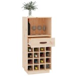 vidaXL Dulap de vinuri, 45x34x100 cm, lemn masiv de pin vidaXL Dulap de vinuri, 45x34x100 cm, lemn masiv de pin