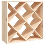 vidaXL Dulap de vinuri, 62x25x62 cm, lemn masiv de pin vidaXL Dulap de vinuri, 62x25x62 cm, lemn masiv de pin