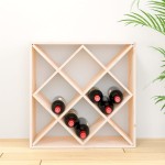 vidaXL Dulap de vinuri, 62x25x62 cm, lemn masiv de pin vidaXL Dulap de vinuri, 62x25x62 cm, lemn masiv de pin