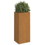 vidaXL Jardinieră, 32x29x75 cm, oțel corten vidaXL Jardinieră, 32x29x75 cm, oțel corten