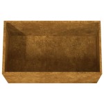 vidaXL Jardinieră, 62x40x39 cm, oțel corten vidaXL Jardinieră, 62x40x39 cm, oțel corten