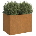 vidaXL Jardinieră, 62x47x46 cm, oțel corten vidaXL Jardinieră, 62x47x46 cm, oțel corten