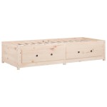vidaXL Pat de zi fără saltea, 90x200 cm, lemn masiv pin