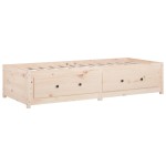 vidaXL Pat de zi Small Single, 75x190 cm, lemn masiv pin vidaXL Pat de zi Small Single, 75x190 cm, lemn masiv pin