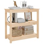 vidaXL Masă consolă, 80x40x74 cm, lemn masiv de pin vidaXL Masă consolă, 80x40x74 cm, lemn masiv de pin