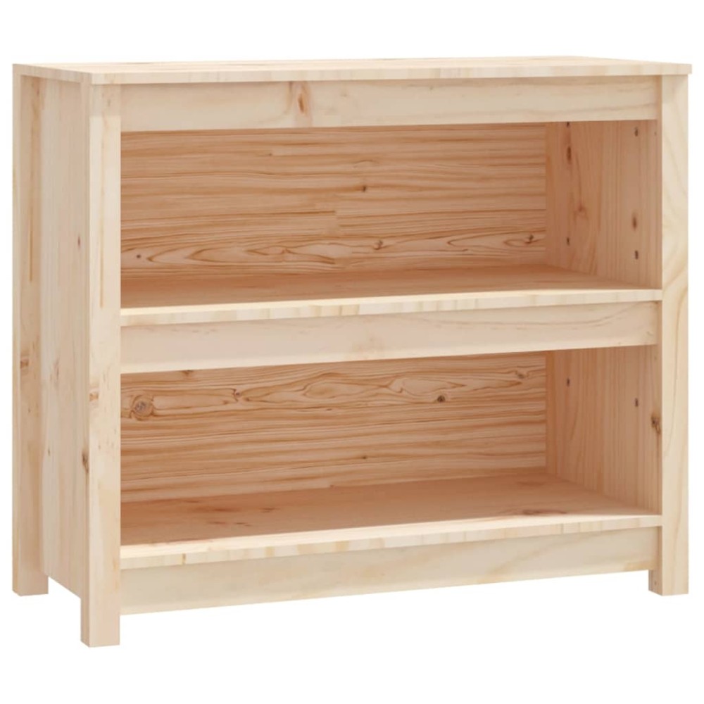 vidaXL Bibliotecă, 80x35x68 cm, lemn masiv de pin