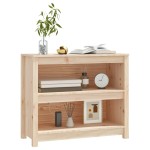 vidaXL Bibliotecă, 80x35x68 cm, lemn masiv de pin vidaXL Bibliotecă, 80x35x68 cm, lemn masiv de pin
