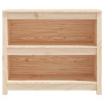 vidaXL Bibliotecă, 80x35x68 cm, lemn masiv de pin vidaXL Bibliotecă, 80x35x68 cm, lemn masiv de pin