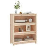 vidaXL Bibliotecă, 80x35x97 cm, lemn masiv de pin vidaXL Bibliotecă, 80x35x97 cm, lemn masiv de pin