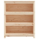 vidaXL Bibliotecă, 80x35x97 cm, lemn masiv de pin vidaXL Bibliotecă, 80x35x97 cm, lemn masiv de pin