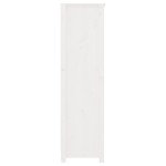 vidaXL Bibliotecă, alb, 80x35x126 cm, lemn masiv de pin vidaXL Bibliotecă, alb, 80x35x126 cm, lemn masiv de pin