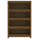 vidaXL Bibliotecă, maro miere, 80x35x126 cm, lemn masiv de pin vidaXL Bibliotecă, maro miere, 80x35x126 cm, lemn masiv de pin