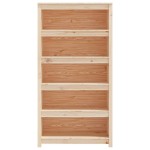 vidaXL Bibliotecă, 80x35x154 cm, lemn masiv de pin vidaXL Bibliotecă, 80x35x154 cm, lemn masiv de pin