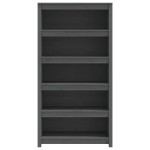 vidaXL Bibliotecă, gri, 80x35x154 cm, lemn masiv de pin vidaXL Bibliotecă, gri, 80x35x154 cm, lemn masiv de pin