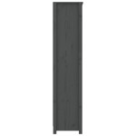 vidaXL Bibliotecă, gri, 80x35x154 cm, lemn masiv de pin vidaXL Bibliotecă, gri, 80x35x154 cm, lemn masiv de pin