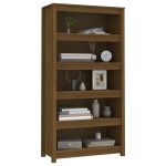 vidaXL Bibliotecă, maro miere, 80x35x154 cm, lemn masiv de pin vidaXL Bibliotecă, maro miere, 80x35x154 cm, lemn masiv de pin