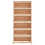vidaXL Bibliotecă, 80x35x183 cm, lemn masiv de pin vidaXL Bibliotecă, 80x35x183 cm, lemn masiv de pin