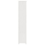 vidaXL Bibliotecă, alb, 80x35x183 cm, lemn masiv de pin vidaXL Bibliotecă, alb, 80x35x183 cm, lemn masiv de pin