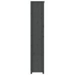 vidaXL Bibliotecă, gri, 80x35x183 cm, lemn masiv de pin vidaXL Bibliotecă, gri, 80x35x183 cm, lemn masiv de pin