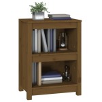 vidaXL Bibliotecă, maro miere, 50x35x68 cm, lemn masiv de pin