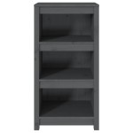 vidaXL Bibliotecă, gri, 50x35x97 cm, lemn masiv de pin vidaXL Bibliotecă, gri, 50x35x97 cm, lemn masiv de pin