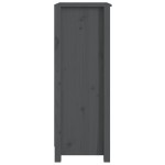 vidaXL Bibliotecă, gri, 50x35x97 cm, lemn masiv de pin vidaXL Bibliotecă, gri, 50x35x97 cm, lemn masiv de pin