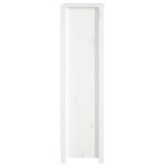 vidaXL Bibliotecă, alb, 50x35x125,5 cm, lemn masiv de pin vidaXL Bibliotecă, alb, 50x35x125,5 cm, lemn masiv de pin