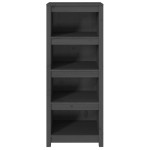 vidaXL Bibliotecă, gri, 50x35x125,5 cm, lemn masiv de pin vidaXL Bibliotecă, gri, 50x35x125,5 cm, lemn masiv de pin
