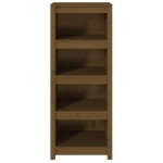 vidaXL Bibliotecă, maro miere, 50x35x125,5 cm, lemn masiv de pin