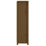 vidaXL Bibliotecă, maro miere, 50x35x125,5 cm, lemn masiv de pin