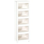 vidaXL Bibliotecă, alb, 50x35x154 cm, lemn masiv de pin vidaXL Bibliotecă, alb, 50x35x154 cm, lemn masiv de pin