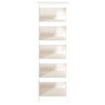 vidaXL Bibliotecă, alb, 50x35x154 cm, lemn masiv de pin vidaXL Bibliotecă, alb, 50x35x154 cm, lemn masiv de pin