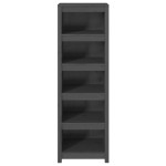 vidaXL Bibliotecă, gri, 50x35x154 cm, lemn masiv de pin vidaXL Bibliotecă, gri, 50x35x154 cm, lemn masiv de pin